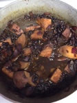 Cooking the Sweet Potato and Black Bean Chili
